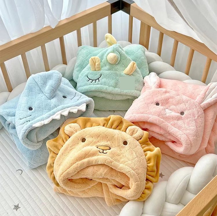 Baby bath towel and blanket textiles