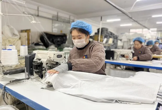 Sewing production for custom baby textile products
