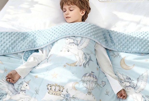 Baby bedding and swaddle set for custom textile collections