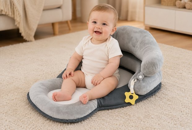 Baby feeding pillow lifestyle scene