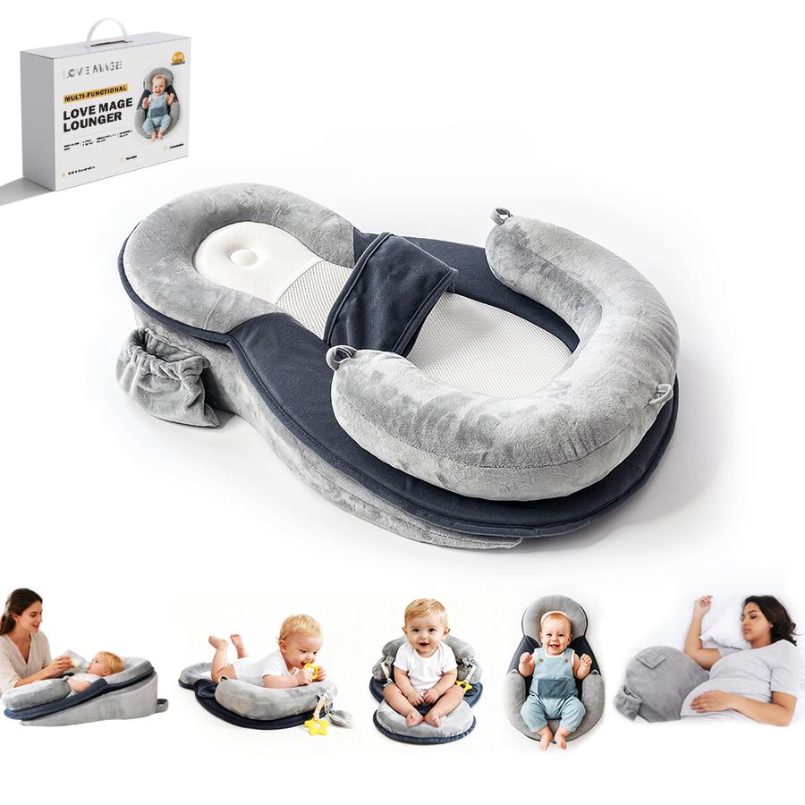 Multi-use baby feeding pillow and support cushion product set for OEM development