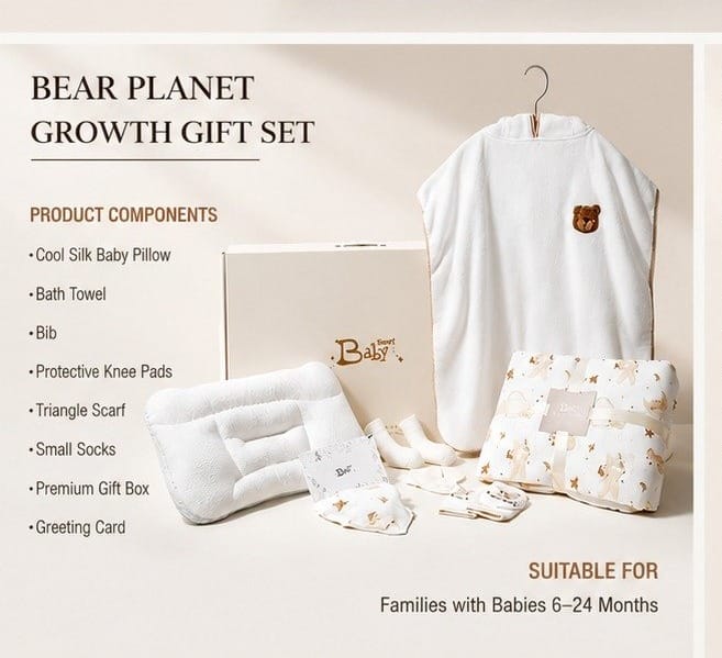 Coordinated custom baby gift set development
