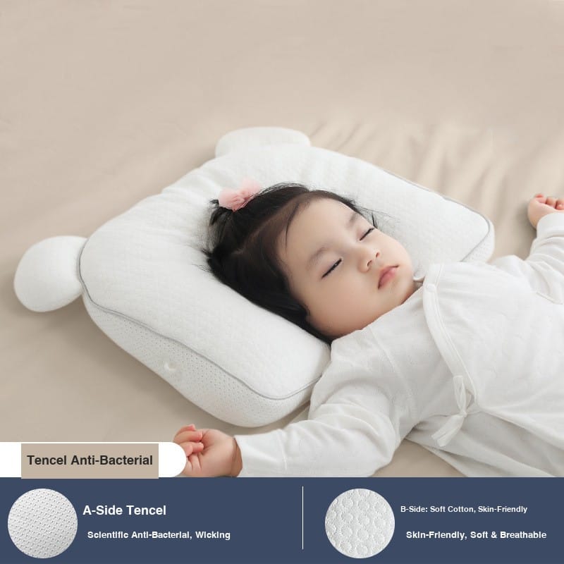 White cotton pillow